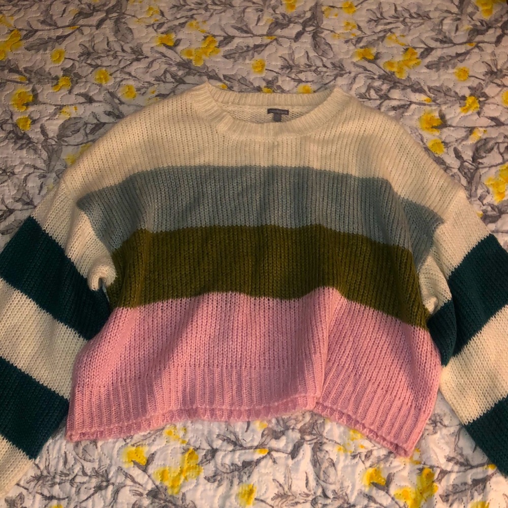 Cozy Stripe Sweater 🧶
